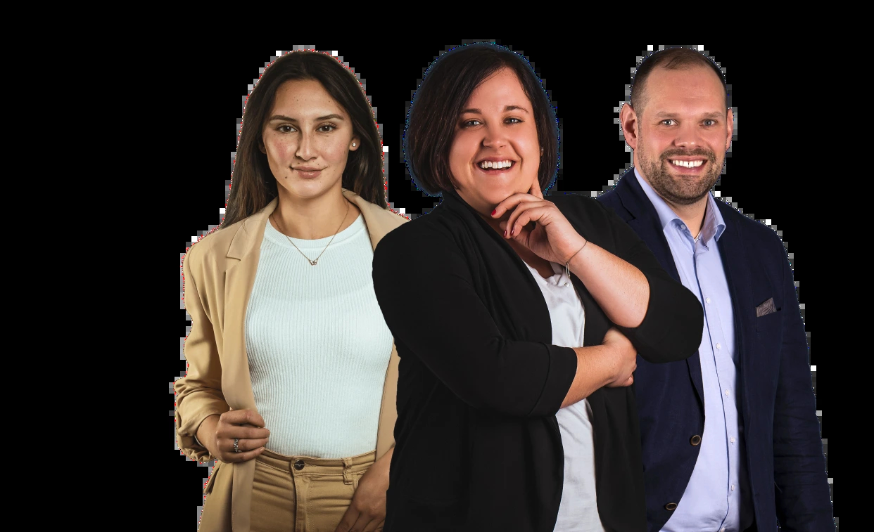 Ein Foto von Mitarbeitern