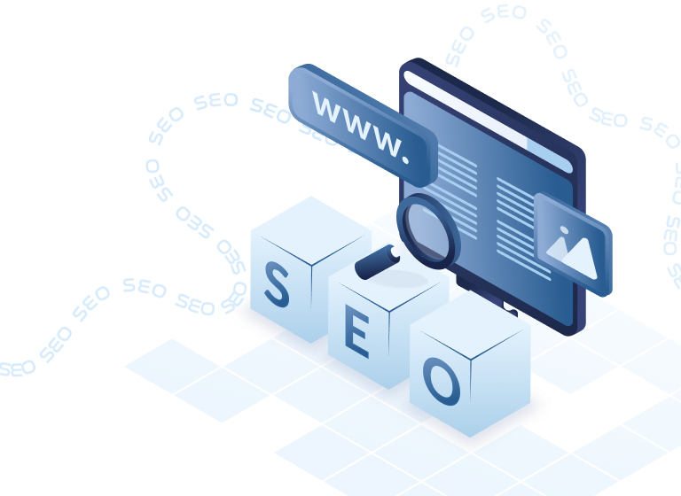 Suchmaschinen­optimierung (SEO) Illustration