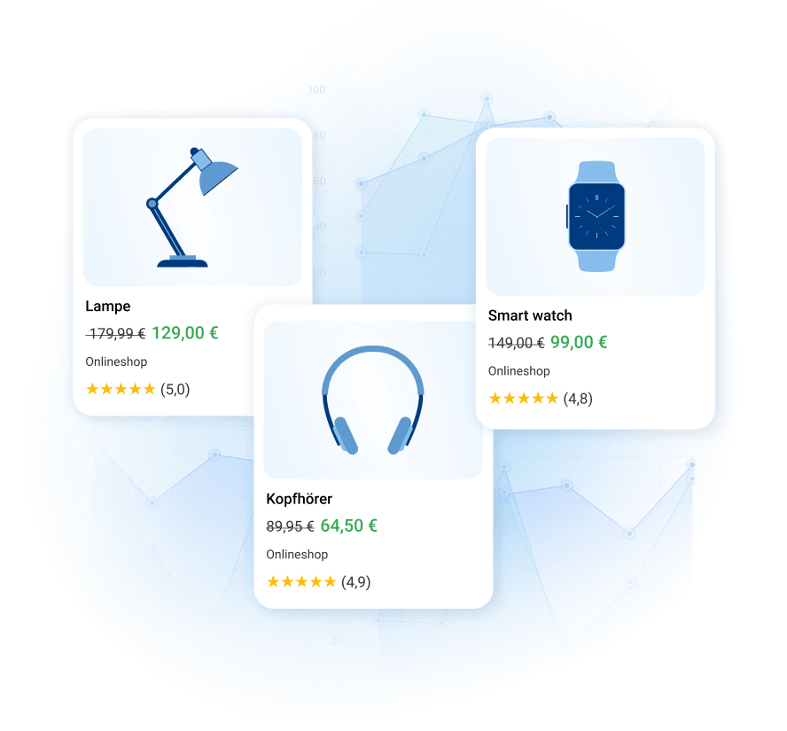 Welche Ergebnisse mit Google Shopping erreichbar sind